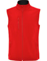 Heren Softshell Bodywarmer Roly SS6438 rood